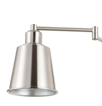 Cary 5.75" Iron Contemporary Swing Arm LED Wall Sconce - JONATHAN Y